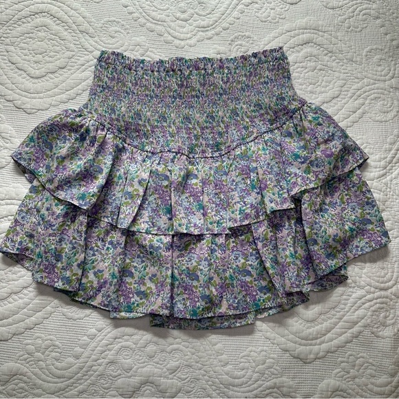 Entro Floral Skirt. Size: Medium. Blue and Green Floral. - Picture 7 of 7